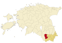 Antsla Parish within Võru County.