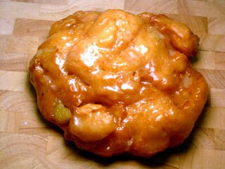 Fritter Fried pastry usually consisting of a portion of batter with a filling