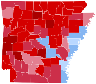 <span class="mw-page-title-main">2020 United States presidential election in Arkansas</span> Election in Arkansas