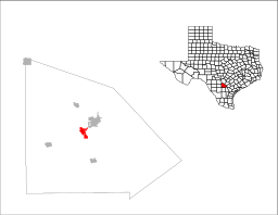 Jourdantons läge i Atascosa County och Atascosa Countys läge i Texas.