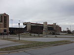 Atlanta Motor Speedway, grandstand view from across condos.JPG