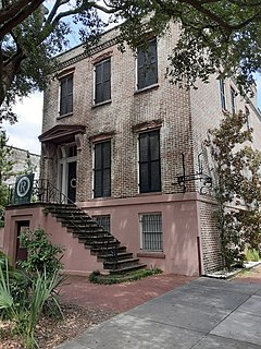 Augustus Barié Property Historic house in Savannah, Georgia