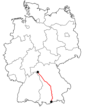 Course of the B 13
