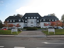 BIMCO Headquarters seen from its entrance at 2880 Bagsvaerd near Copenhagen, Denmark BIMCOHouse1 (1).jpg