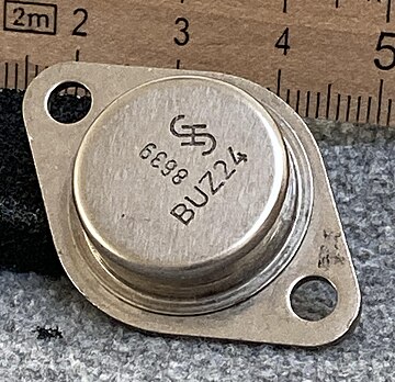 File:BUZ24 Siemens n-channel MOSFET silicon power transistor.jpg