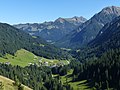 Blick auf Baad vom Derrenbachtal aus südwestlicher Richtung