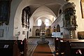 Chorraum der Stadtkirche St. Nikolaus zu Pretzsch (Elbe) mit Fürstenloge, Altar und Kanzel