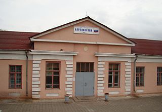 <span class="mw-page-title-main">Baranovsky railway station</span> Railway station in Baranovsky, Russia