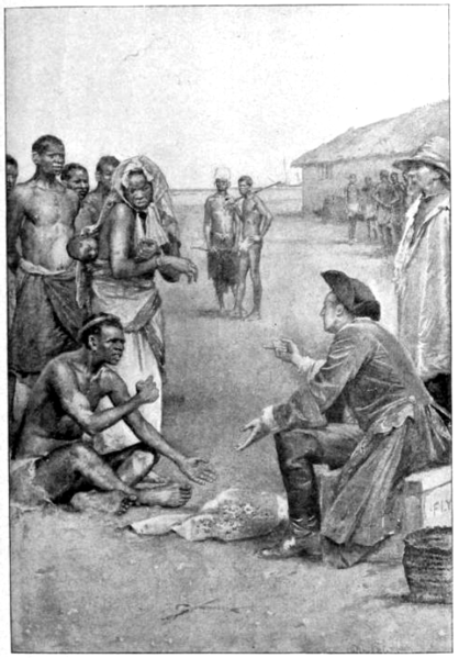 File:Bartering for slaves at a fort on the Guinea coast.png