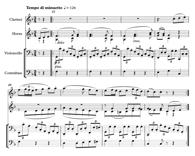 3rd movement (trio) bars 45-52 Beethoven Symphony 8 Trio.png