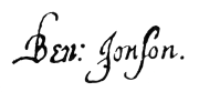 Miniatuur voor Bestand:Ben Jonson Signature.svg