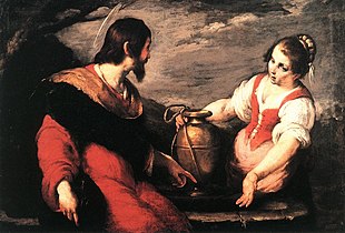 Christus en de Samaritaanse vrouw bij de bron, 1635Bernardo Strozzi