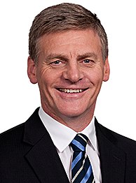 Prime Minister Bill English (National Party) from Clutha-Southland