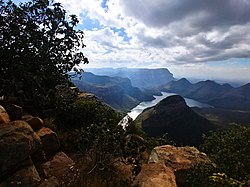 Jeden z největších kaňonů světa Blyde River Canyon na území Mpumalangy