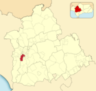 Расположение муниципалитета Больульос-де-ла-Митасьон на карте провинции