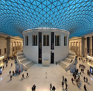 Queen Elizabeth II Great Court Central quadrangle of the British Museum in London
