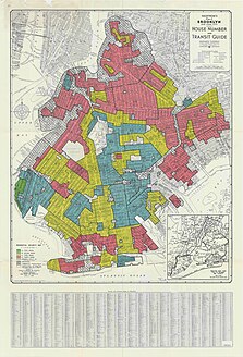 Brooklyn, NY HOLC redlining Map Brooklyn, New York HOLC Redlining Map.jpg