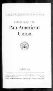 Thumbnail for File:Bulletin Of The Pan American Union 1936-03- Vol 70 Iss 3 (IA sim bulletin-of-the-pan-american-union 1936-03 70 3).pdf