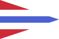 burgee of commander of a squadron of MAS, Motoscafo Armato Silurante