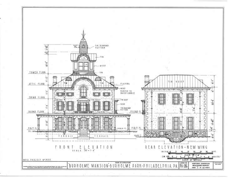 File:Burholme, Cottman and Central Avenues, Burholme Park, Philadelphia, Philadelphia County, PA HABS PA,51-PHILA,273- (sheet 7 of 10).tif