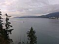 Burrard Inlet seen from Prospect Point, Stanley Park.