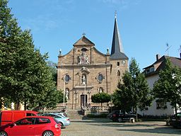 Buttenheim, Germany, the church