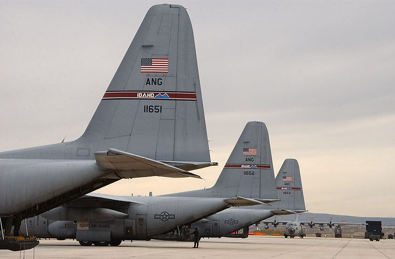 File:C130s on gowen field in boise idaho.jpg