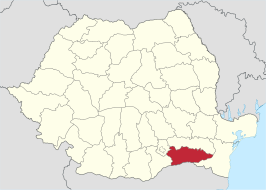 Locatie van district Călărași in Roemenië