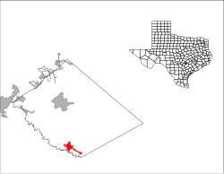 Location of Luling, Texas