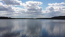 Cannington Lake on the east side of the plateau