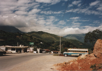 Une station essence sur la Route panaméricaine au Guatemala