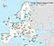 Mapa de Europa coas CEC