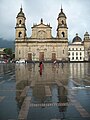 The archbishopric cathedral of Bogotá, by Domingo de Petrés, 1792. Neoclassic style.