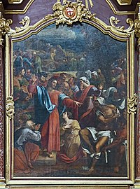 La résurrection de Lazare par Carle van Loo.