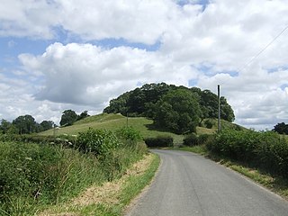 Caus Castle 12th-century castle in England built within an Iron Age hillfort