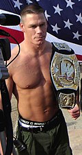 2007 PWI Wrestler of the Year and 2007 Wrestling Observer Newsletter Wrestler of the Year, John Cena held the WWE Championship throughout 2007 and won in the main event of every single PPV (excluding Royal Rumble) until Unforgiven in September Cena With Spinner Belt.jpg