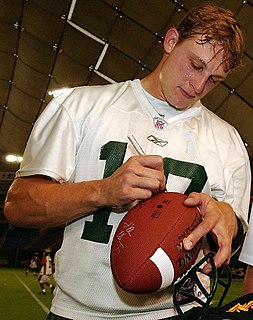 Chad Pennington American football quarterback