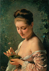 Young Girl with a Nest, 1869 Museum of Fine Arts of Lyon.