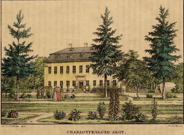 Charlottenlund Palace, c. 1830.