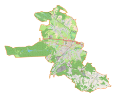 Mapa lokalizacyjna gminy Chrzanów