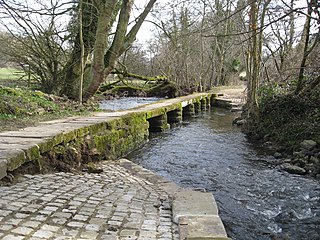 River Amber river in Derbyshire, United Kingdom