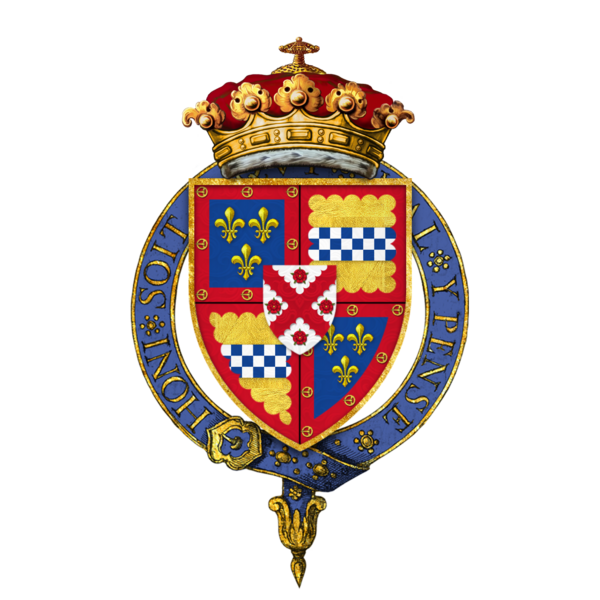 File:Coat of arms of Sir Esme Stewart, 3rd Duke of Lennox, 2nd Duke of Richmond, KG.png