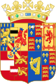 Coat of arms of William and Mary as Prince and Princess of Orange.svg