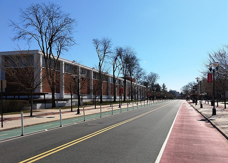 File:College Avenue, New Brunswick, NJ, March 2020.jpg