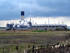 De energiecentrale van Immingham is de grootste WKK-centrale van Europa