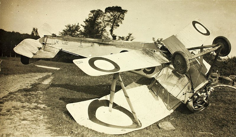 File:Crashed Nieuport 83 E.2 trainer.jpg