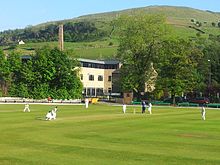 Cricket at Rawtenstall Cricket Club's Bacup Road ground