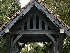 Cropwell Butler Cemetery lych gate - geograph.org.uk - 2590706.jpg