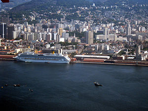 Cruise Ship Costa Serena docked in Rio de Janeiro (city) - Feb. 2011.jpg