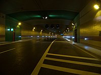DOD Bubenečský tunel 2014, směr Dejvický tunel.jpg